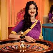 Ilustrasi tampilan live casino dengan dealer asli di platform oyo999